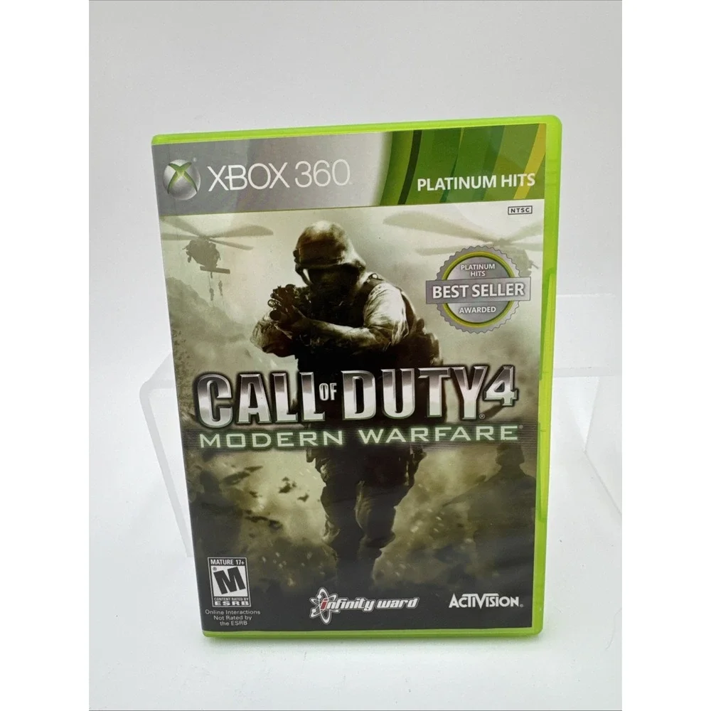 Call of Duty 4: Modern Warfare -- Platinum Hits (Microsoft Xbox 360, 2010) Game